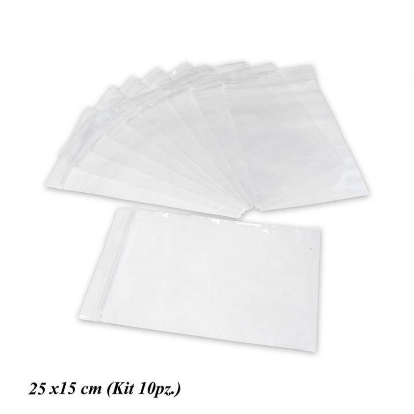 Kit 10 Sacchetti 15 x 25 cm per mascherine per bambini